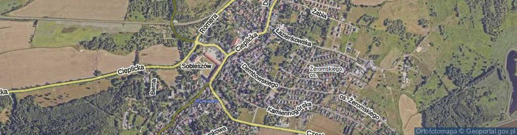 Zdjęcie satelitarne Sabały ul.